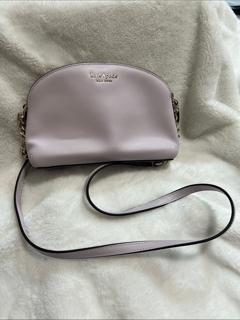 kate spade Powder Pink Saffiano Crossbody Bag